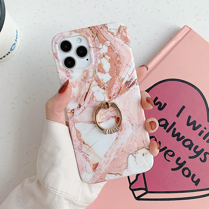 seraCase Trendy Marble Ring iPhone Case for iPhone 14 / Red