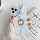seraCase Trendy Marble Ring iPhone Case for iPhone 14 / White