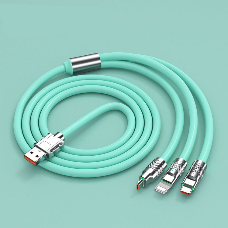 seraCase Fast Charging 3 in 1 Cable for Green / 1.2M
