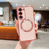 seraCase Luxury Magnetic Wireless Charging Samsung Case for Samsung Galaxy S24 / Pink