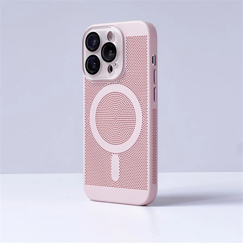 seraCase Mesh Design MagSafe iPhone Case for iPhone 11 / Pink
