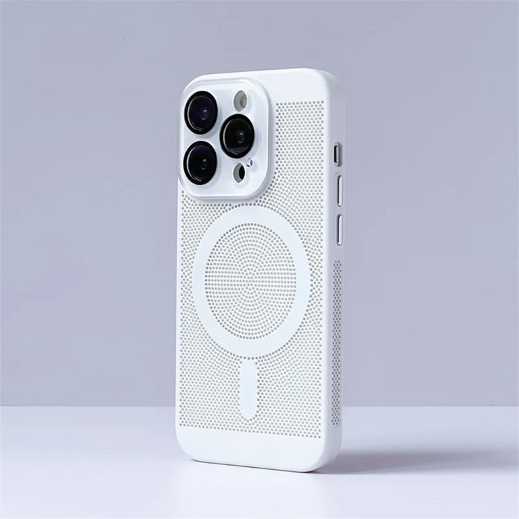seraCase Mesh Design MagSafe iPhone Case for iPhone 14 Pro Max / White