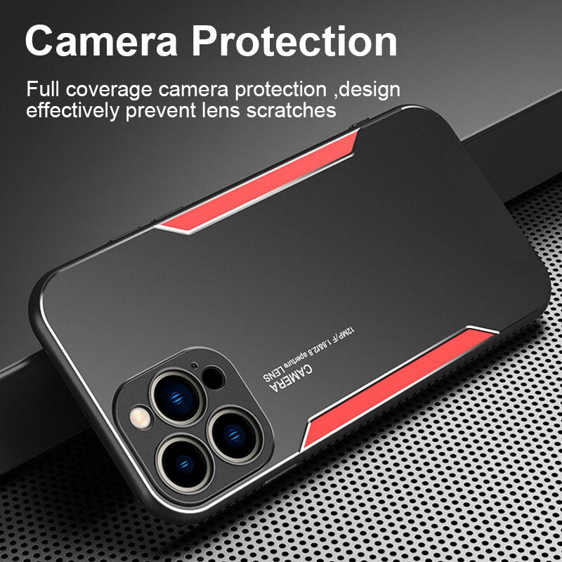 seraCase Prestigious Aluminium Shockproof Armor iPhone Case for