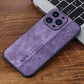 seraCase Retro Leather Elite iPhone Case for iPhone 15 Pro Max / Purple