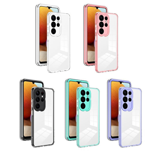 seraCase Shockproof Colorful Clear Samsung Case for