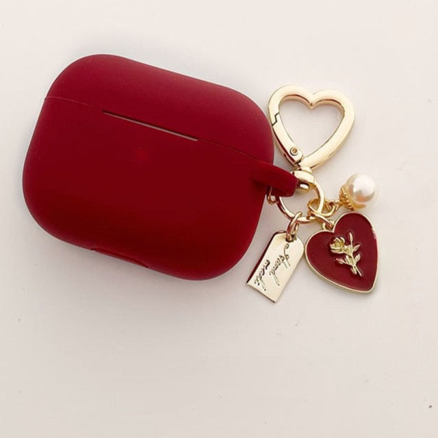 seraCase Elegant Wine Red AirPods Case for C2 For AirPods 3
