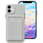 seraCase Shockproof Card Holder iPhone Case for iPhone 13 Mini / White