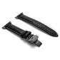 seraCase Luxury Italian Leather iWatch Strap for 38MM 40MM 41MM / Black 1 - Black