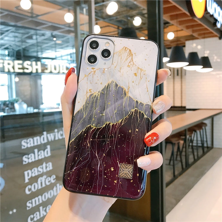 seraCase Luxury Glittered Gold Marble iPhone Case for iPhone 12 Pro Max / Style 7