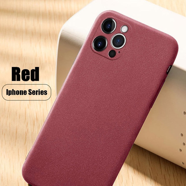 seraCase Smart Sandstone Matte Ultra Thin iPhone Case for iPhone 6 or 6S / Red