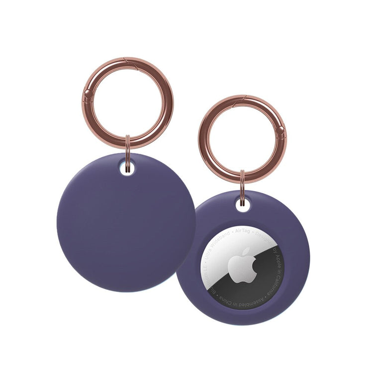 seraCase Silicone Apple AirTag Holder for lavender