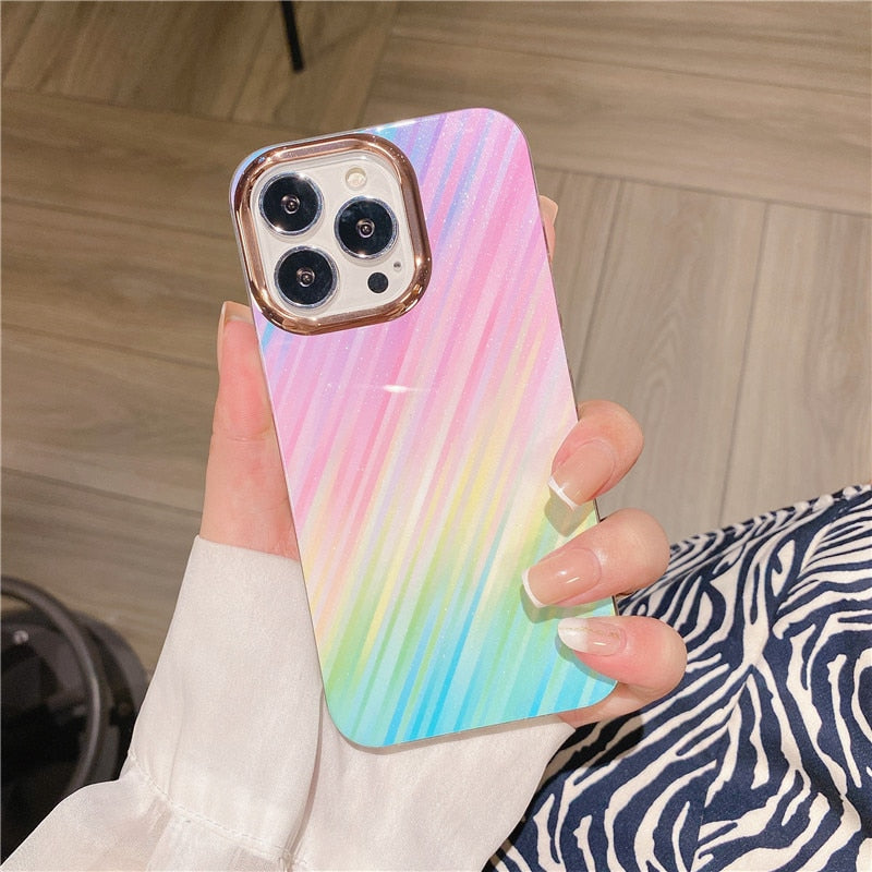 seraCase Luxury Colorful Marble iPhone Case for iPhone 14 Pro Max / Design 3