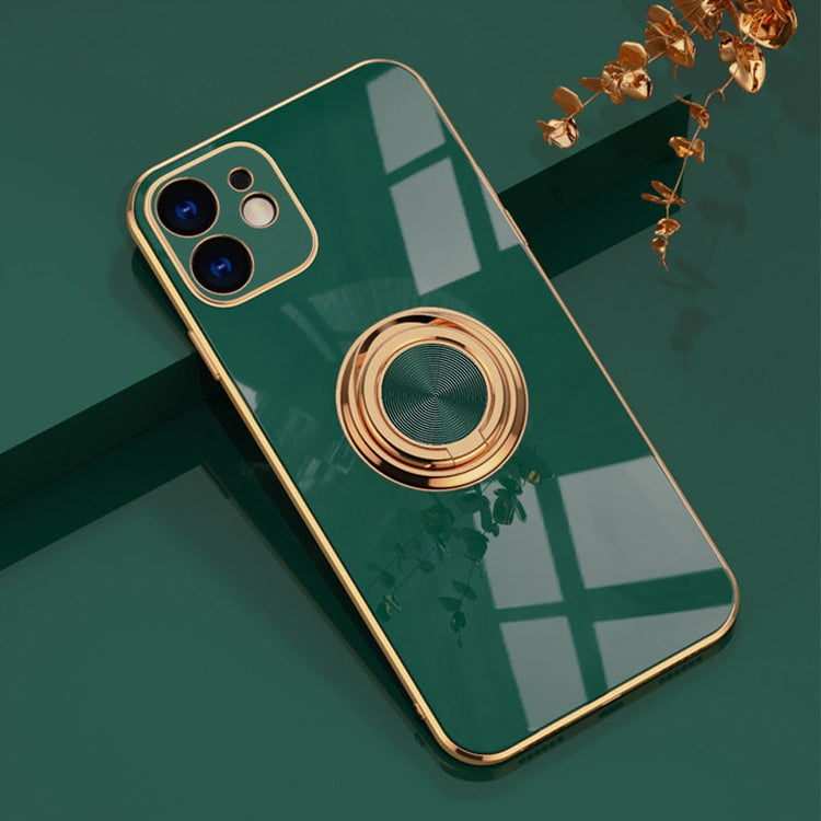 seraCase Cute Metal Ring Holder iPhone Case for iPhone 14 Pro Max / Dark Green
