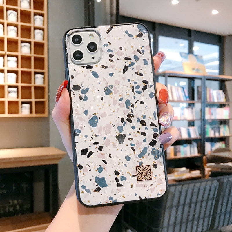 seraCase Luxury Jade Marble iPhone Case for iPhone 12 Pro Max / Style 14