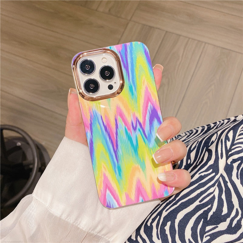 seraCase Luxury Colorful Marble iPhone Case for iPhone 14 Pro Max / Design 5