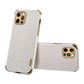 seraCase Premium Leather Crocodile Texture iPhone Case for iPhone 14 Pro Max / White