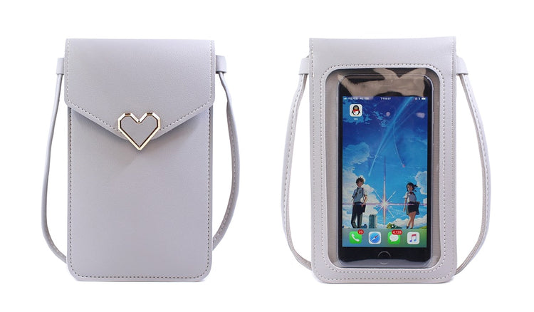 seraCase Cute Touchscreen Shoulder Phone Bag for Gray
