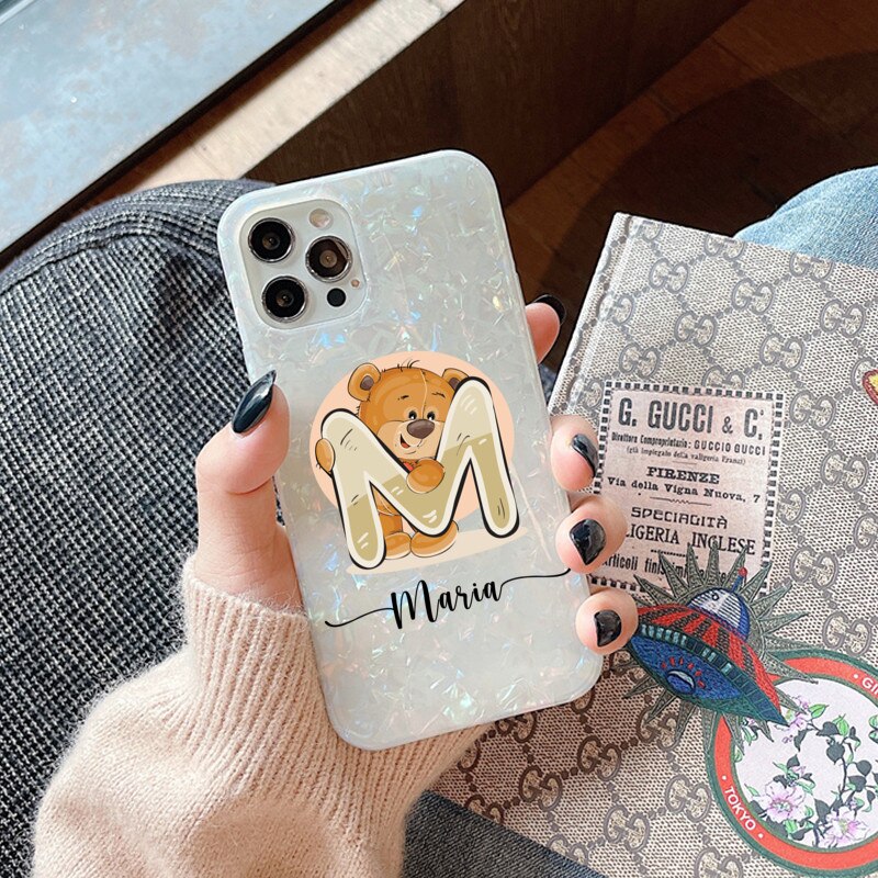 seraCase Personalised Name iPhone Case for iPhone X / Off-white Sparkling