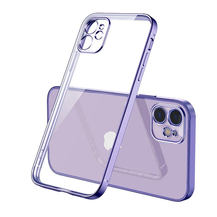seraCase Soft Silicone Transparent iPhone Case for iPhone 13 Pro Max / Purple