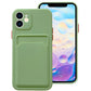seraCase Shockproof Card Holder iPhone Case for iPhone 13 Mini / Green