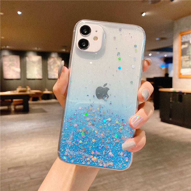 seraCase Glamorous Glittery Gradient iPhone Case for iPhone XS Max / Blue