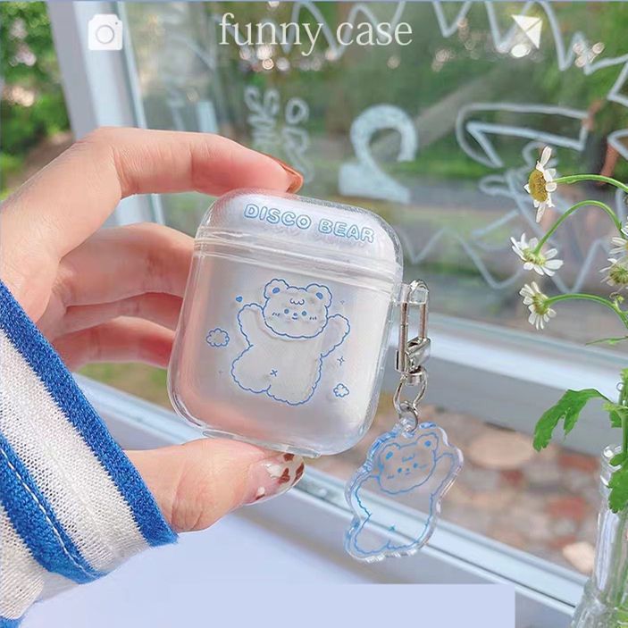 seraCase Cute Floral Clear AirPods Case for AirPods 1 or 2 / 9