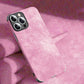 seraCase Luxury Lambskin Leather Shockproof iPhone Case for iPhone 14 Pro Max / Pink