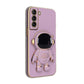 seraCase High Quality Cute Astronaut Holder Stand Samsung Case for Samsung S22 / Purple