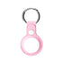 seraCase Leather Apple AirTag Key Holder for Pink