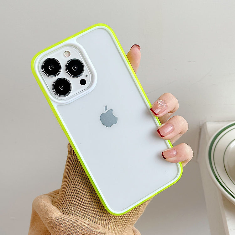 seraCase Shockproof Candy Color Transparent iPhone Case for iPhone 13 Pro Max / Florescent
