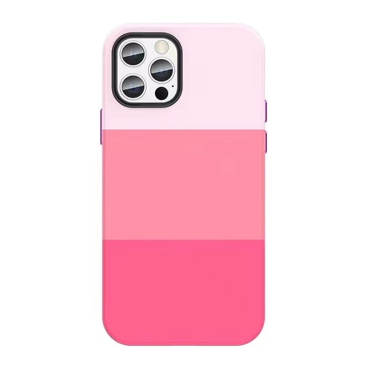 seraCase Contrasting Multicolor iPhone Case for iPhone 11 / Pink