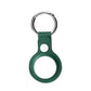 seraCase Leather Apple AirTag Key Holder for Green