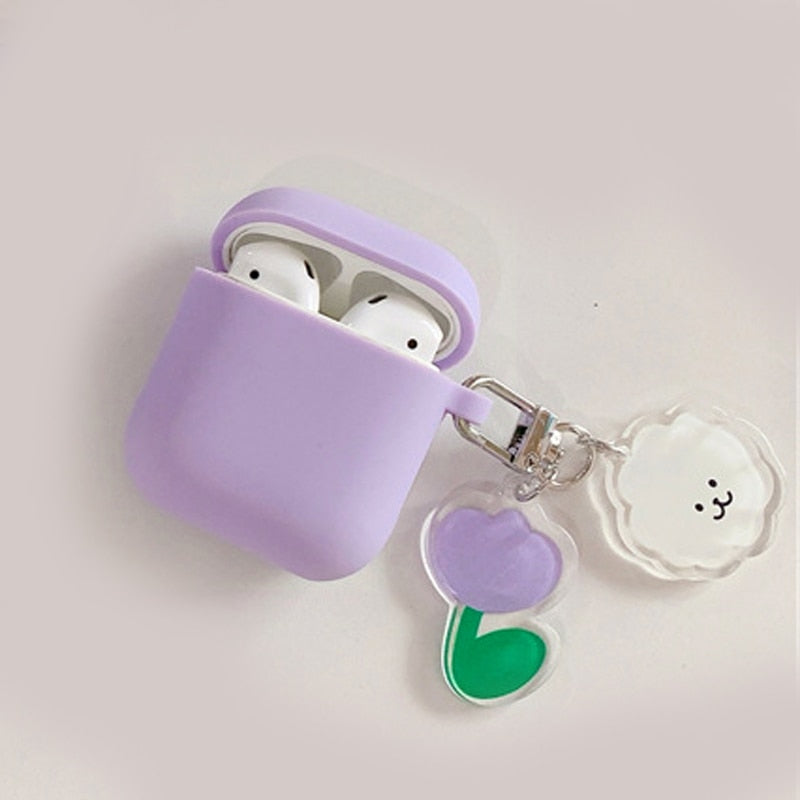 seraCase Silicone AIrPods Case with Keyring for