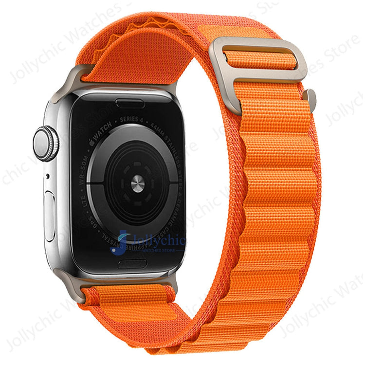 seraCase Alpine Loop Strap for Apple Watch for 42mm 44 45mm 49mm / Orange