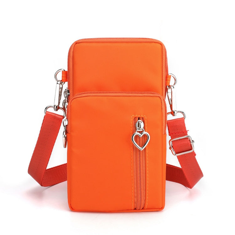 seraCase Shoulder Phone Pouch with Arm Band for Large Orange