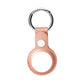 seraCase Leather Apple AirTag Key Holder for Rose gold