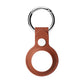 seraCase Leather Apple AirTag Key Holder for Brown
