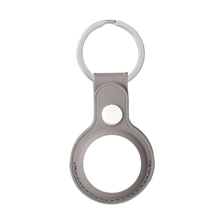 seraCase Leather Keyring for Apple AirTag for Gray