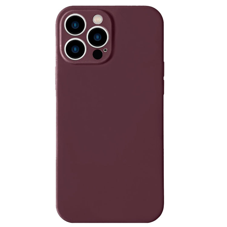 seraCase Colorful Liquid Silicone iPhone Case for iPhone 12 Pro Max / Wine Red
