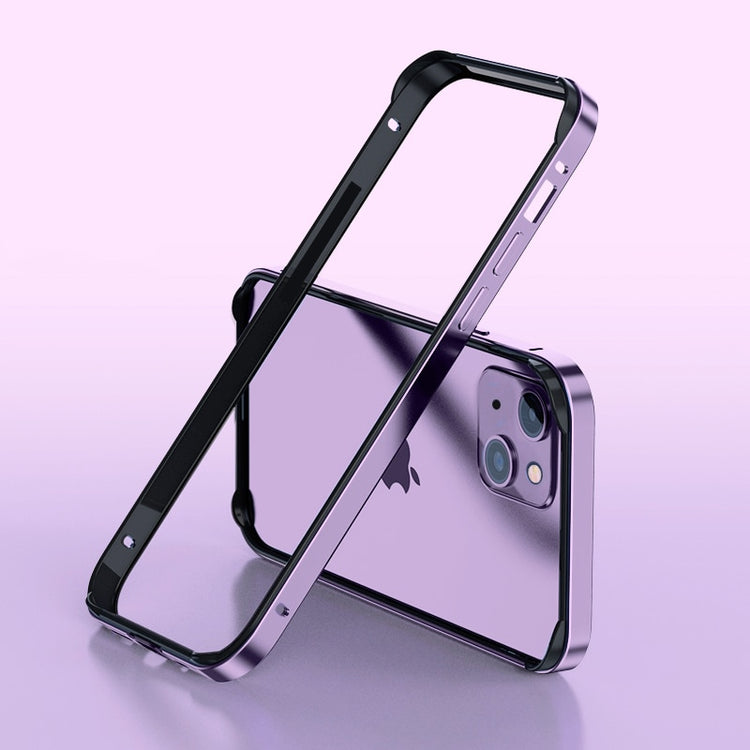 seraCase Extra Fine and Sleek Metal Protective iPhone Frame for iPhone 14 Pro Max / Purple
