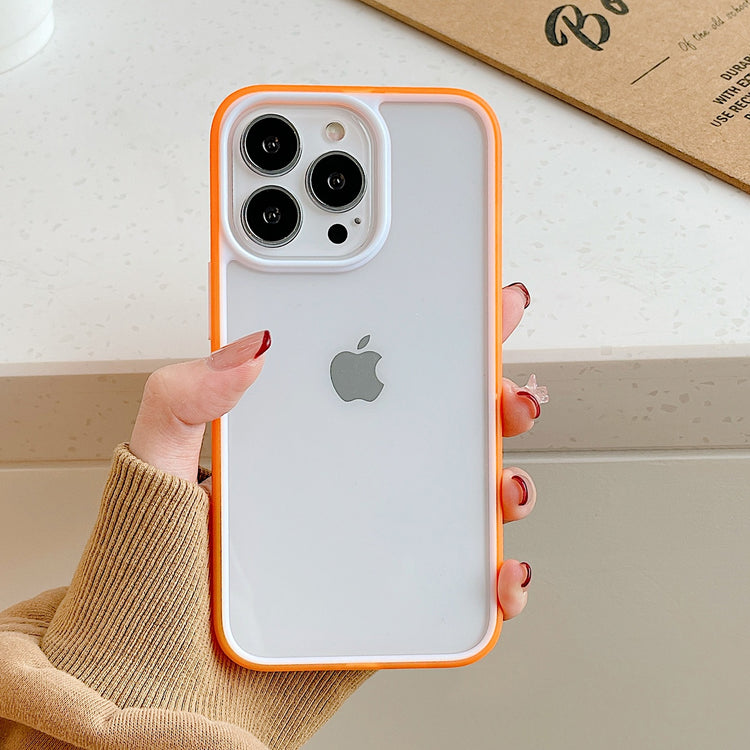 seraCase Shockproof Candy Color Transparent iPhone Case for iPhone 13 Pro Max / Orange