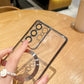seraCase Color Metal Border Transparent MagSafe Samsung Case for