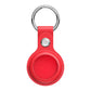 seraCase Leather Apple AirTag Key Holder for Red 1