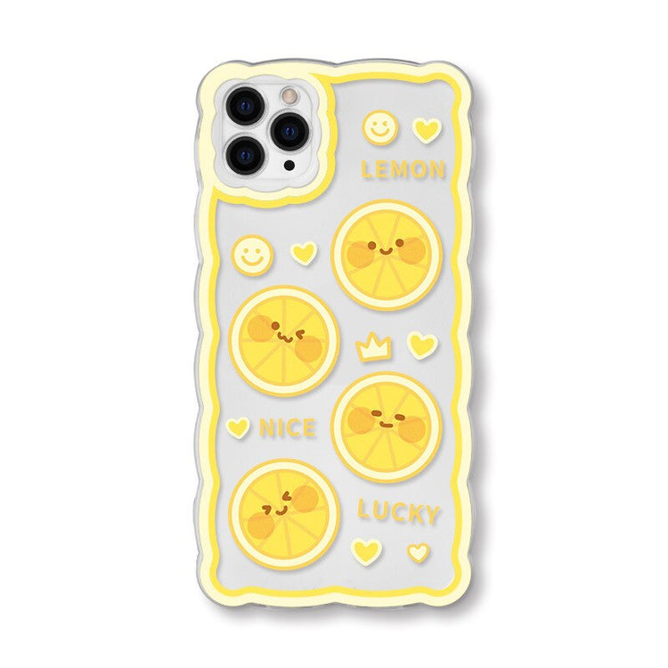 seraCase Happy Lemon Smiley iPhone Cover for iPhone 13 Pro Max / Yellow