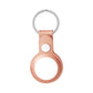 seraCase Leather Keyring for Apple AirTag for Rose Gold