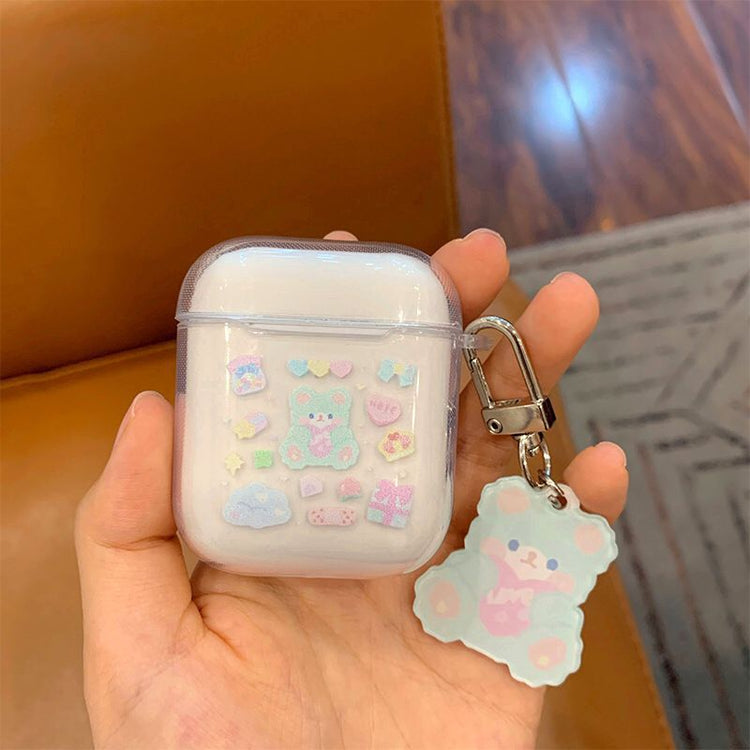 seraCase Cute Floral Clear AirPods Case for AirPods 1 or 2 / 19