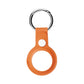 seraCase Leather Apple AirTag Key Holder for Orange