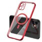 seraCase Color Metal Border Transparent MagSafe iPhone Case for iPhone 11 Pro Max / Red