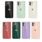 seraCase Luxury Electroplated iPhone Case with Golden Heart for
