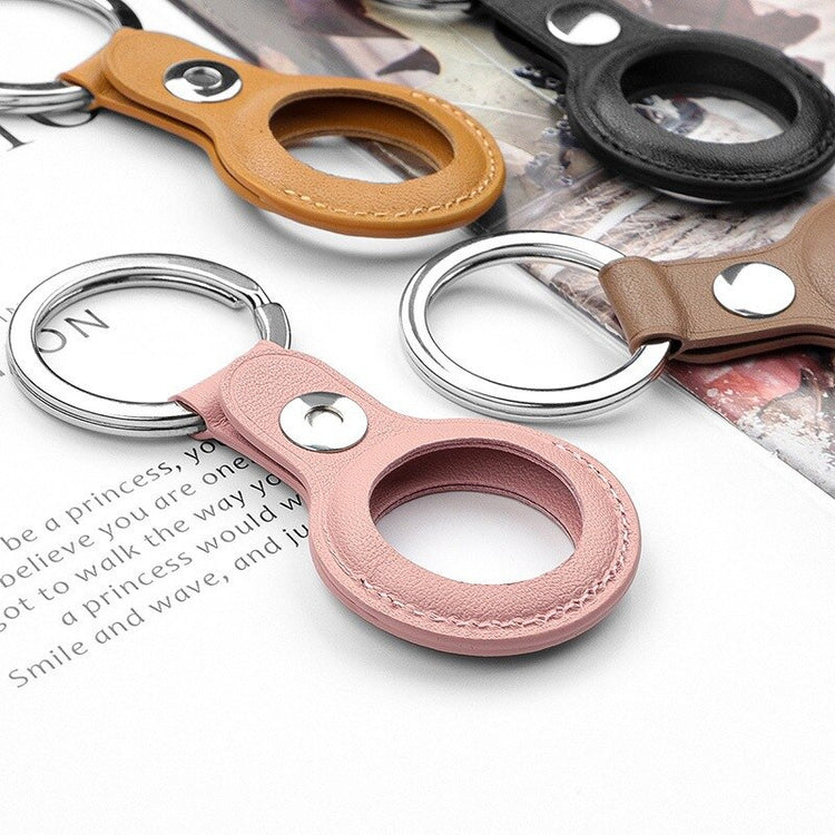 seraCase Leather Keyring for Apple AirTag for